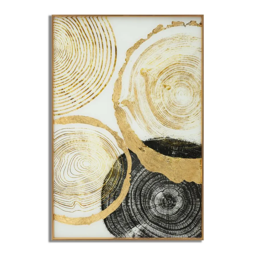 Panel ze szkła w ramie WOODY 60x3,5x90 cm